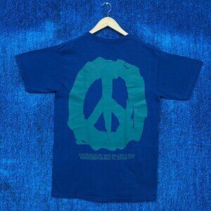 Mac Miller Mackadelic Blue Rap T-Shirt Size Medium